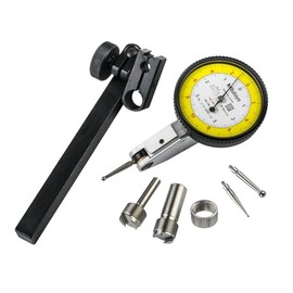 Mitutoyo 513-409-10T DIAL TI, Full, STD 0.2 mm/0.0076", 1 ?m Accuracy, 0.002 mm/0.0001", Yellow/White