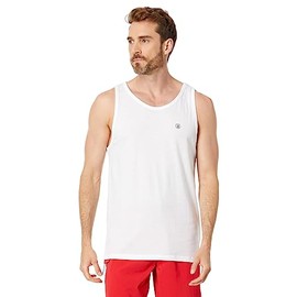 Volcom Men's Solid Heather Tank, White-New, Large