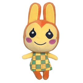 Sanei Boeki Animal Crossing All Star Collection Bunnie Plush Toy, Size S, Height 9.8 inches (25 cm)