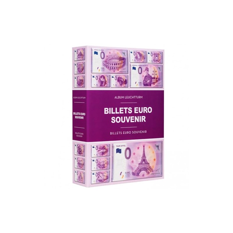 Banknote album for 420 Euro Souvenir banknotes