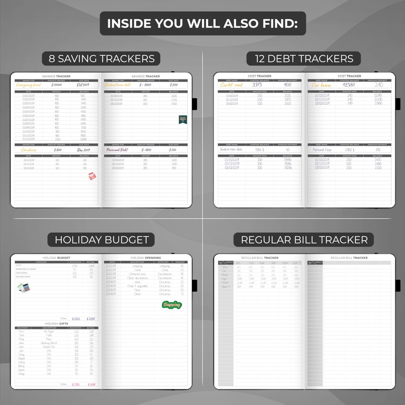 Clever Fox Budget Planner - Expense Tracker Notebook. Monthly Budgeting