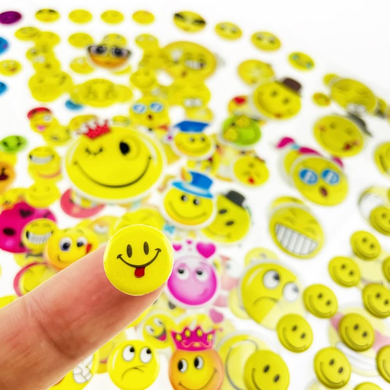SIX VANKA 3D Puffy Stickers for Kids, 8 Different Sheets