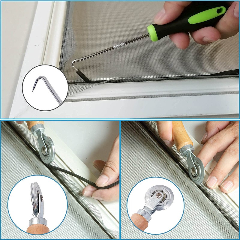 Window Screen Repair Kit - 59" x 106" Screen Door