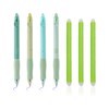 4 Student Ballpoint Pens, 3 Rubber Pens, Blue Gel Pen,