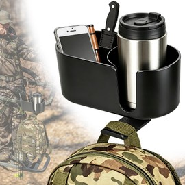 Cup Holder for Tree Stand Hunting Clamp on Deer Stand Bottle Holder Easy to Install for Hunting, Bikes, Trolleys and Desk