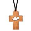 Holy Spirit Dove Cross Confirmation Pendant Necklace