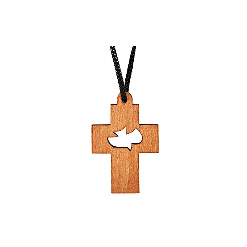 Holy Spirit Dove Cross Confirmation Pendant Necklace