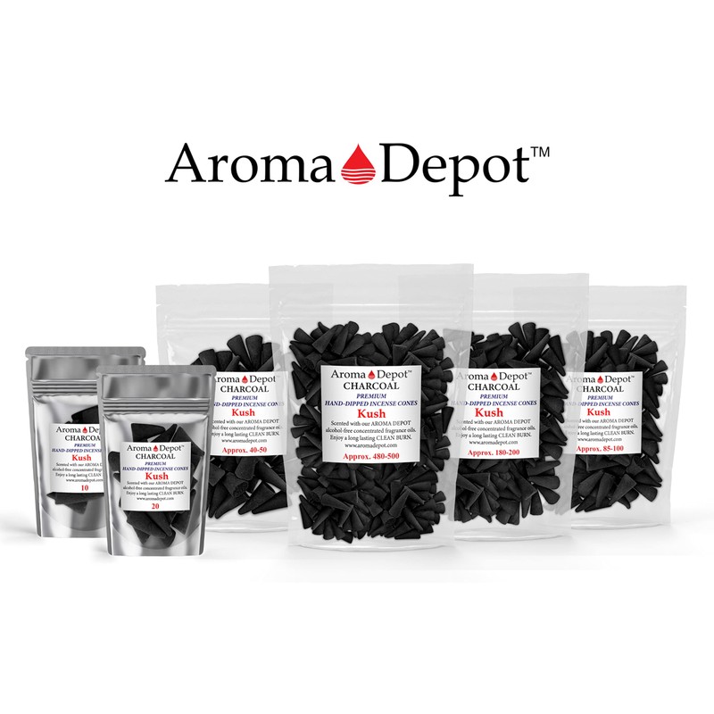 1'' Kush Charcoal TOPFLOW Incense Cones (480-500)