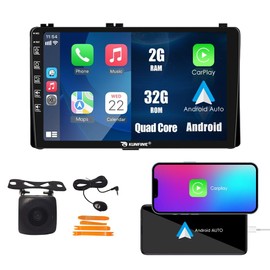 for Toyota Corolla 2017-2019（LHD） CarPlay Android Auto Navigation Stereo GPS Radio Reverse Camera Display 9" IPS Touchscreen Headunit Tablet Pad Media Player, if Applicable Quad Core 2G+32G