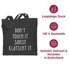 Shirtracer - Cotton Bag - Statement Bags - Dont Touch