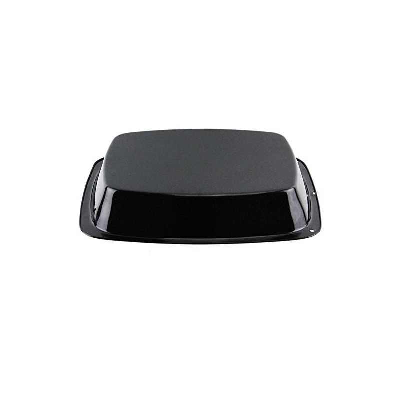 Spares2go Large Vitreous Enamel Roasting Tin Oven Baking Tray