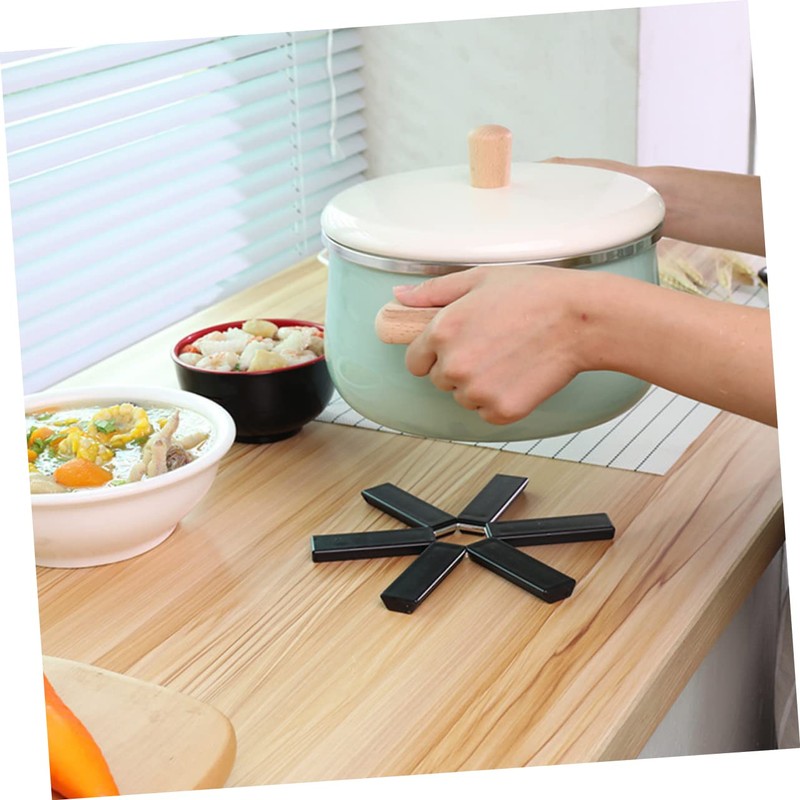 SHOWERORO Folding Pot Holder Kitchen Mat Heat Resistant Pad Insulation