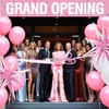 Ribbon Cutting Ceremony Kit Pink - 25 Inch Giant Scissors