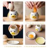 1 Yellow Chick Ceramic Egg Separator, Kitchen Baking Tool, Egg