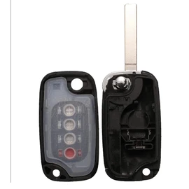 SALPIE Key Shell Compatible with Mercedes Smart 453 Key Shell Black 3 Buttons Easy to Install Robust
