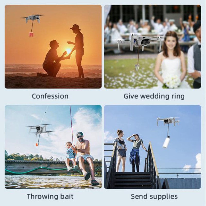 Drone Payload Drop Device Clip Delivery Transport Drone Airdrop System