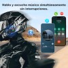 2 Pcs Y12pro Intercomunicador Bluetooth Para Cascos De Moto