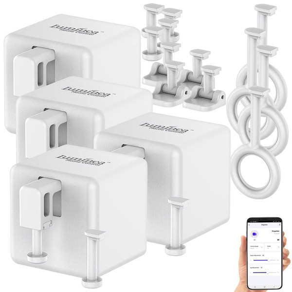 Luminea Home Control Smart Fingerbot: Set of 4 Smart Switch
