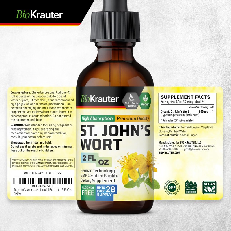 BIO KRAUTER BIO KRAUTER Calendula Tincture 2 Fl. Oz. &