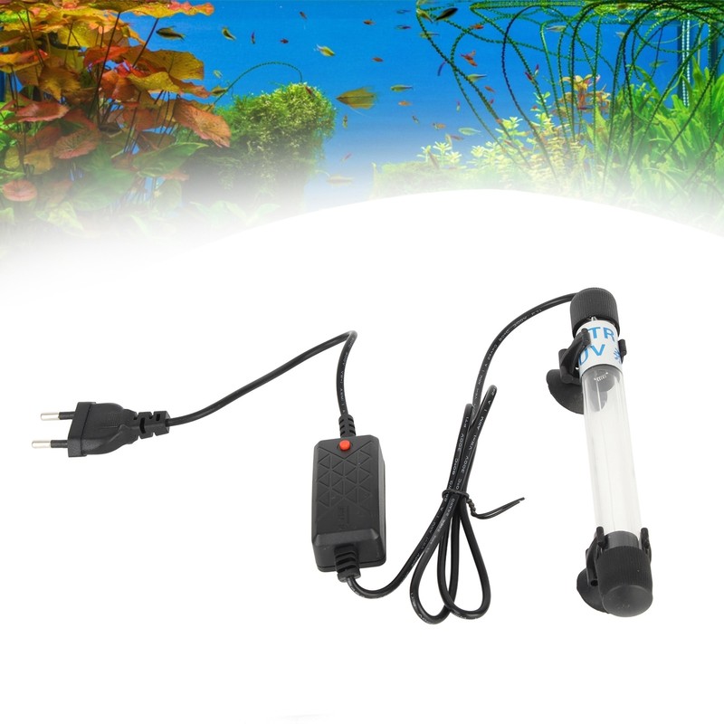 Aquarium Submersible Clean Light UV Sterilizer Green Algae Clean Lamp