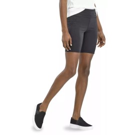 Hue Women's Active Pep Talking Bike Shorts Pocket Performance Leggings