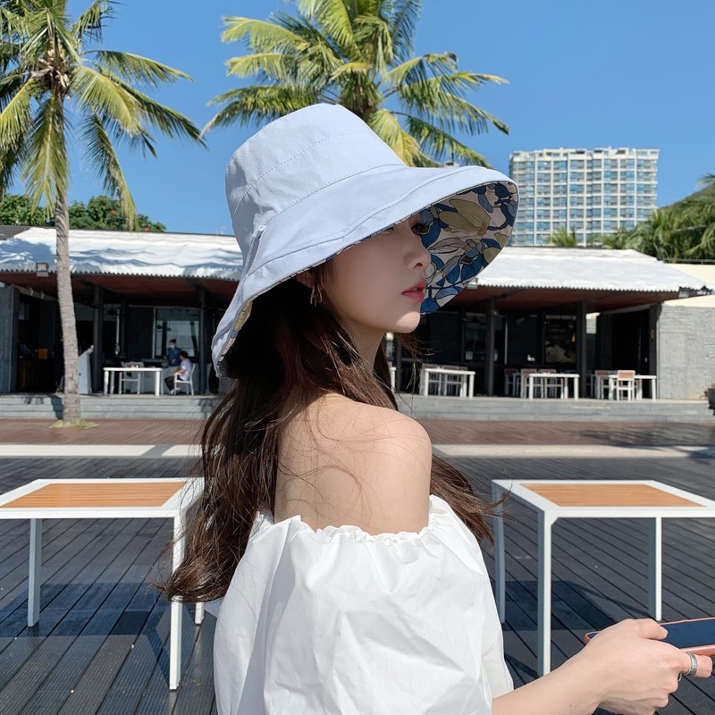 Karsaer G0079 Women's Hat, Spring and Summer, UV Protection, Reversible,