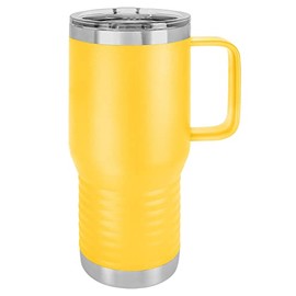 Polar Camel 20 oz. Vacuum Insulated Travel Mug with Slider Lid (Yellow)