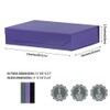 PACKGILO 1 Pack Purple Gift Box with Lids Small 12