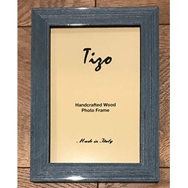 Tizo 4" X 6" Turquoise Wooden Frame, Made in Italy