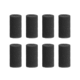 KINMINGZHU 8 Pieces Black Pre-Filter Sponge Foam Roll Accessories for Aquarium Fish Tank
