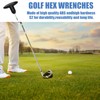 witeup Golf Torque Driver Wrench Tool, Nickel-Iron Alloy Steel Material