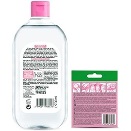 Kit Garnier Agua Micelar Todo En 1 700ml y Ecopads Pads Reutilizables
