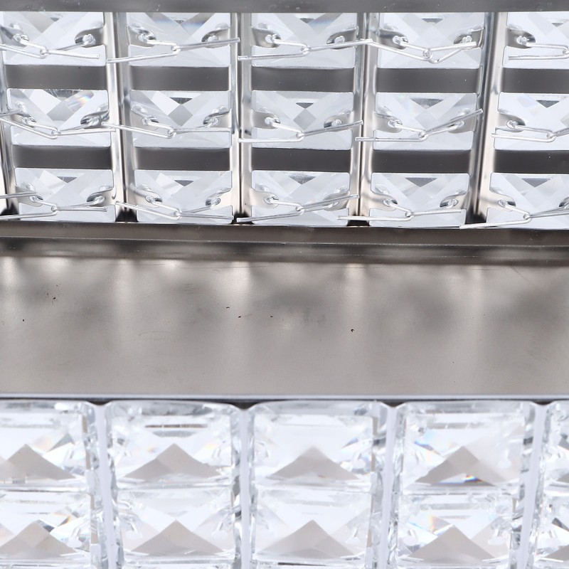Crystal Tissue Dispenser Elegant Crystal Napkin Holder Decorative Facial Tissue