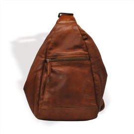 Bear Design Hannie CL 36137 Backpack Genuine Leather, Cognac
