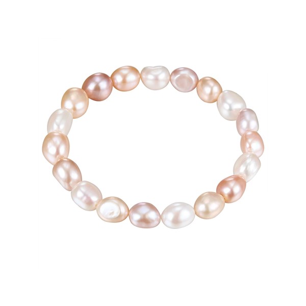 Valero Pearls Women's Pearl Bracelet with Baroque Freshwater Cultured Pearls