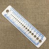 Wmzjnljy 2pcs 2-10mm Knitting Needle Gauge Plastic Sew Knitting Measuring