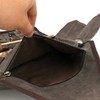 TOURBON Waxed Canvas Tool Roll Up Bag, 25-Pocket Wood Carving