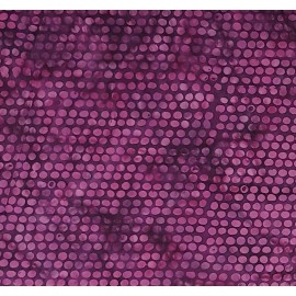 Island Batik Purple Dot ISLAND BATIK Fabric HALF YARD BTHY