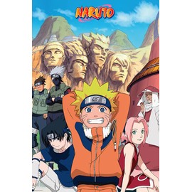 Naruto - Manga/Anime TV Show Poster (Group - Naruto & Friends) (Size: 24" x 36")