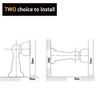 Solid Mental Magnetic Door Stop, Wall Mounted, Bronze, 2 Pack