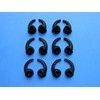 12pcs: 6 Pairs S/M/L (B) Left and Right Side Ear