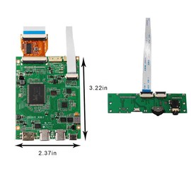 VSDISPLAY 13.3" 1920x1200 Touch Panel 13.3 Inch LCD Screen 16:10 NV133WUM with Mini HD-MI Type-C Driver Board,As Extra Display/Replacement Panel