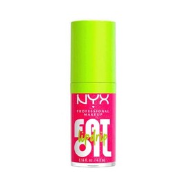 NYX Professional Makeup, Fat Oil Lip Drip Gloss Brillo labial efecto jugoso, hasta 12H de hidratación, con aceite de frambuesa, fórmula vegana, 4.8 ml