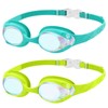 OutdoorMaster Kids Swim Goggles 2 Pack - Quick Adjustable Strap