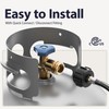 Propane Adapter Hose 6 Feet QCC-1 Quick Connect, 3/8" Female