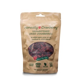 Honestly Cranberry - Unsweetened Dried Cranberries - No Added Sugars, Juices, or Oils (6 - 3 oz)