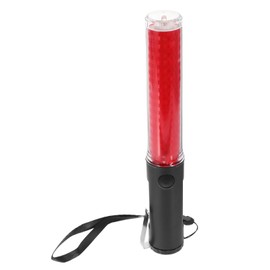 iplusmile Signal Traffic Wand Traffic, Red LED Traffic Control Wand Control Wand Safety Traffic Light for Parking Guides Outdoor Camping Concert