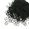 Mini Rubber Bands, Soft Elastic Bands, Premium Small Tiny Black
