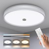 OOWOLF Flush Mount LED Ceiling Light Fixture, 2700K-6500K Super Bright