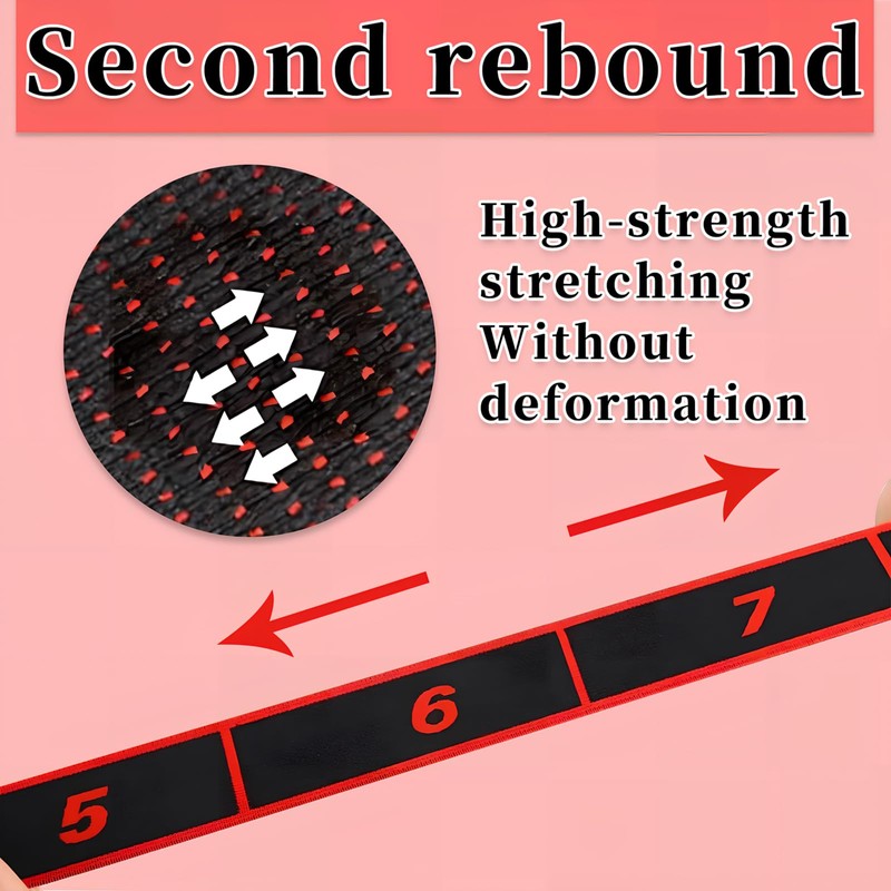 Stretch Strap,Stretch Band,Resistance Bands for Gymnastics Training,Yoga,latin Exercise Adults Kids